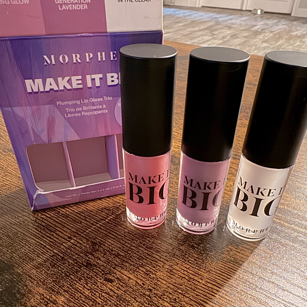 New Morphe lip plumbing trio.
